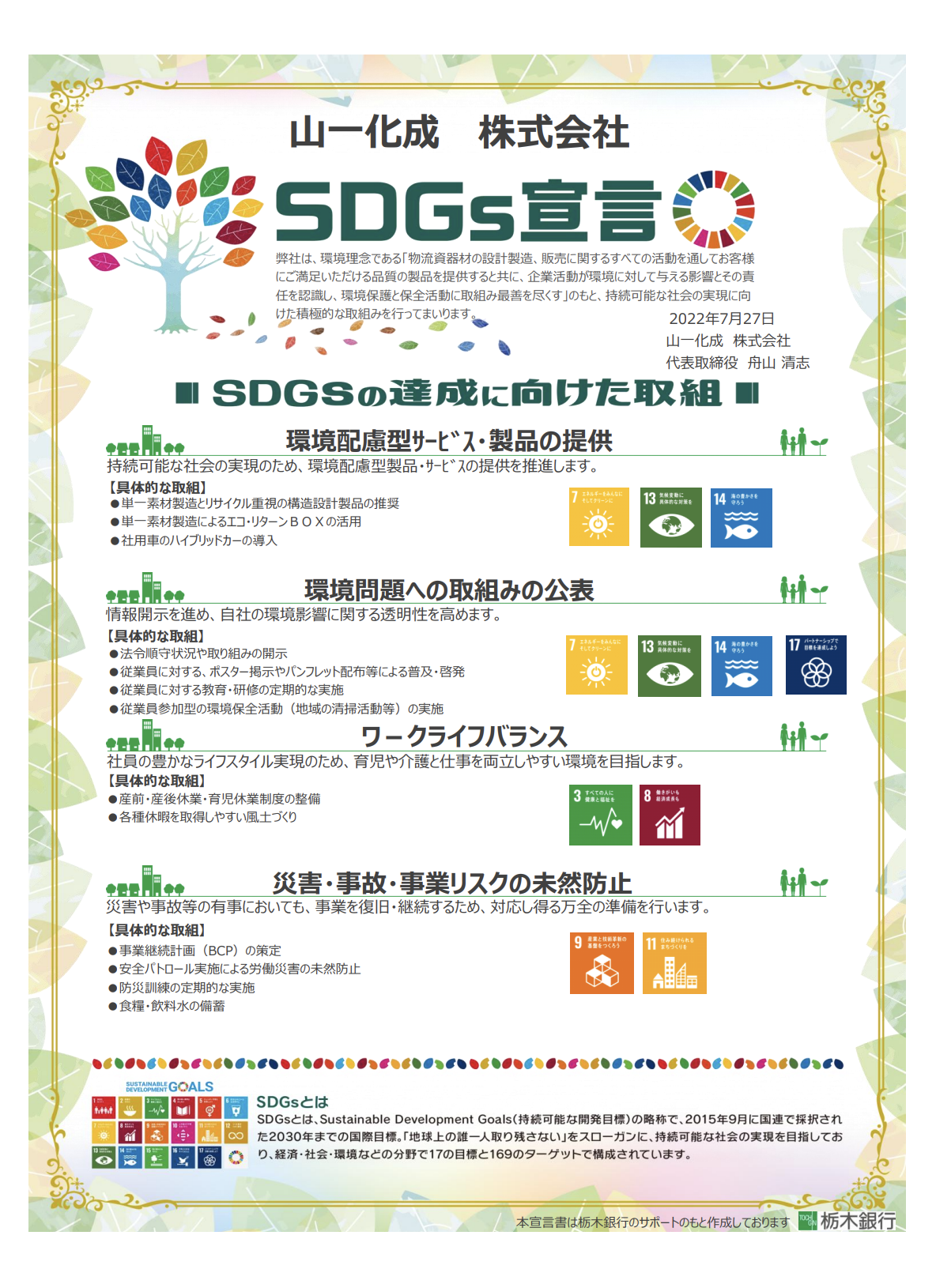 SDGS宣言